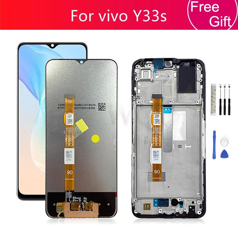 Vivo Y33s LCD ÷ ġ ũ Ÿ ,  V2109 ȭ ü  ǰ 6.58